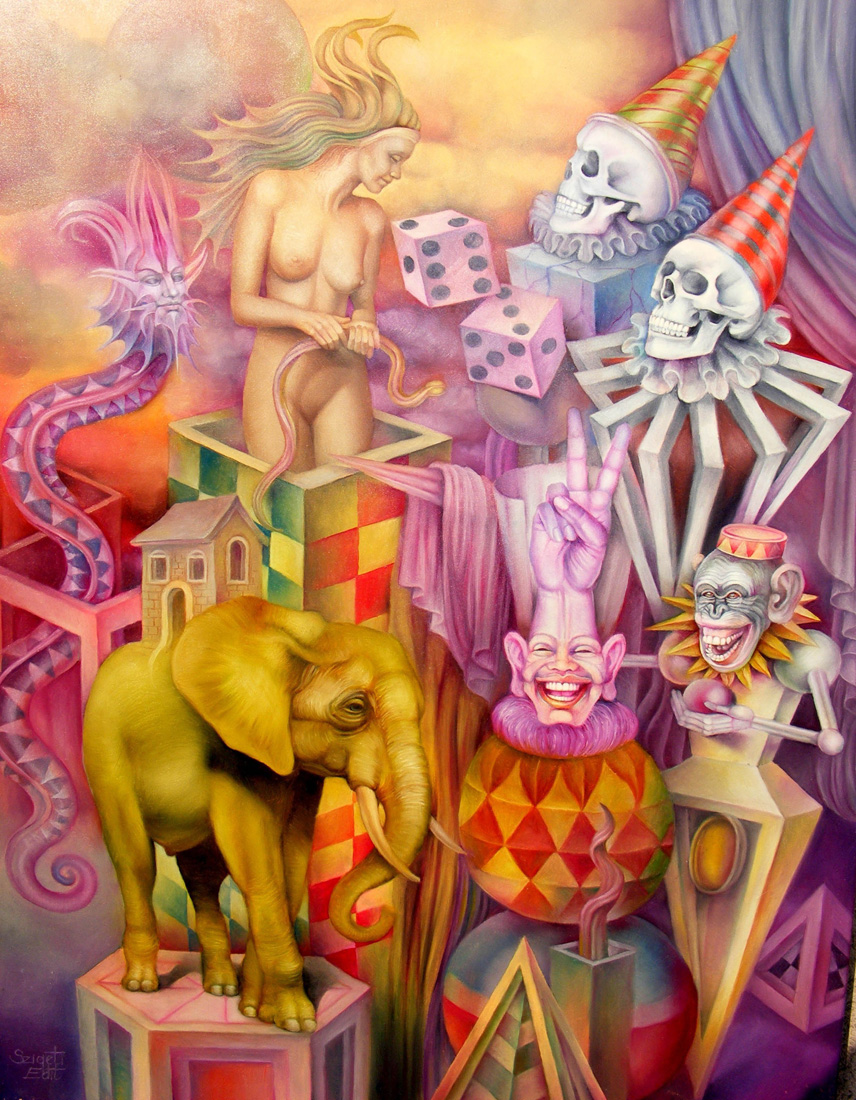 101 Csontvaz cirkusz 70x90cm